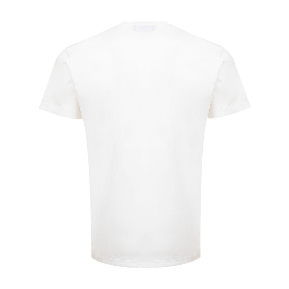 Chic White Cotton Tee for Stylish Men