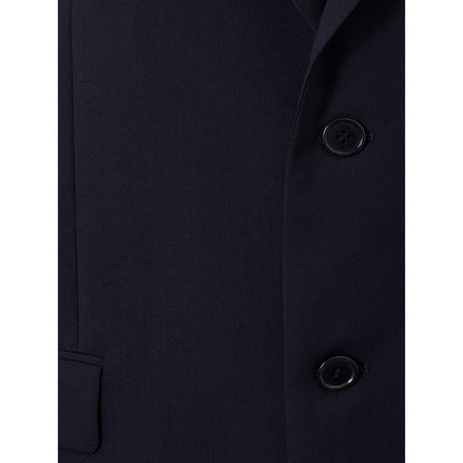 Elegant Wool Blue Men's Jacket