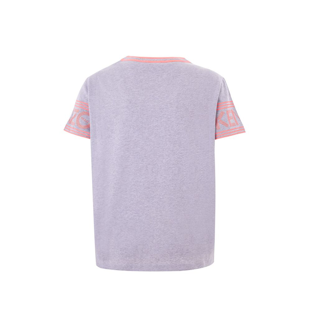 Chic Gray Cotton Top for Sophisticated Style