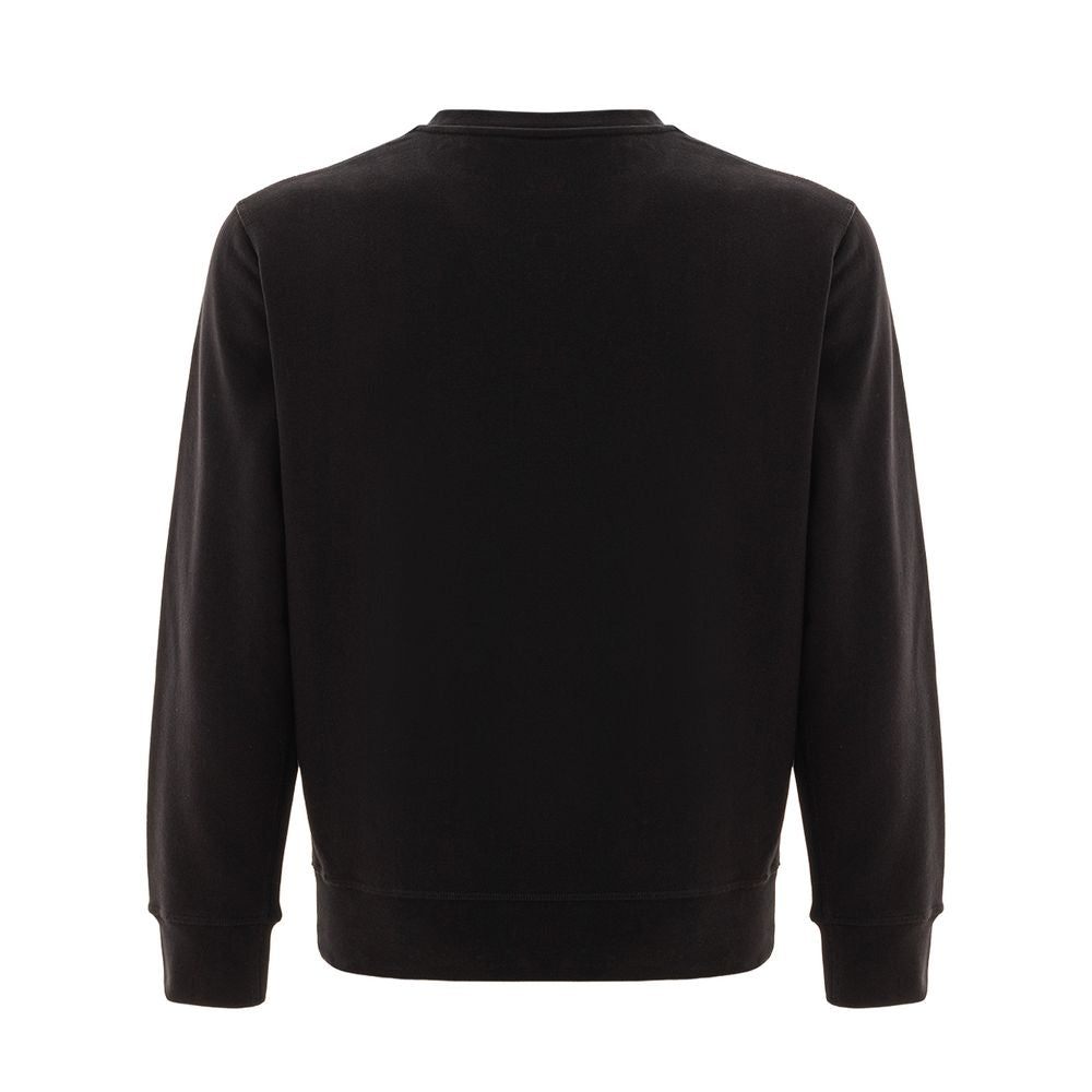 Black Cotton Sweater