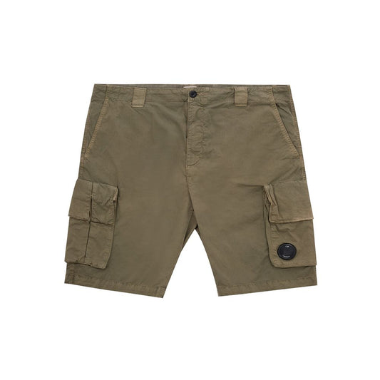 Military Chic Army Cotton Shorts