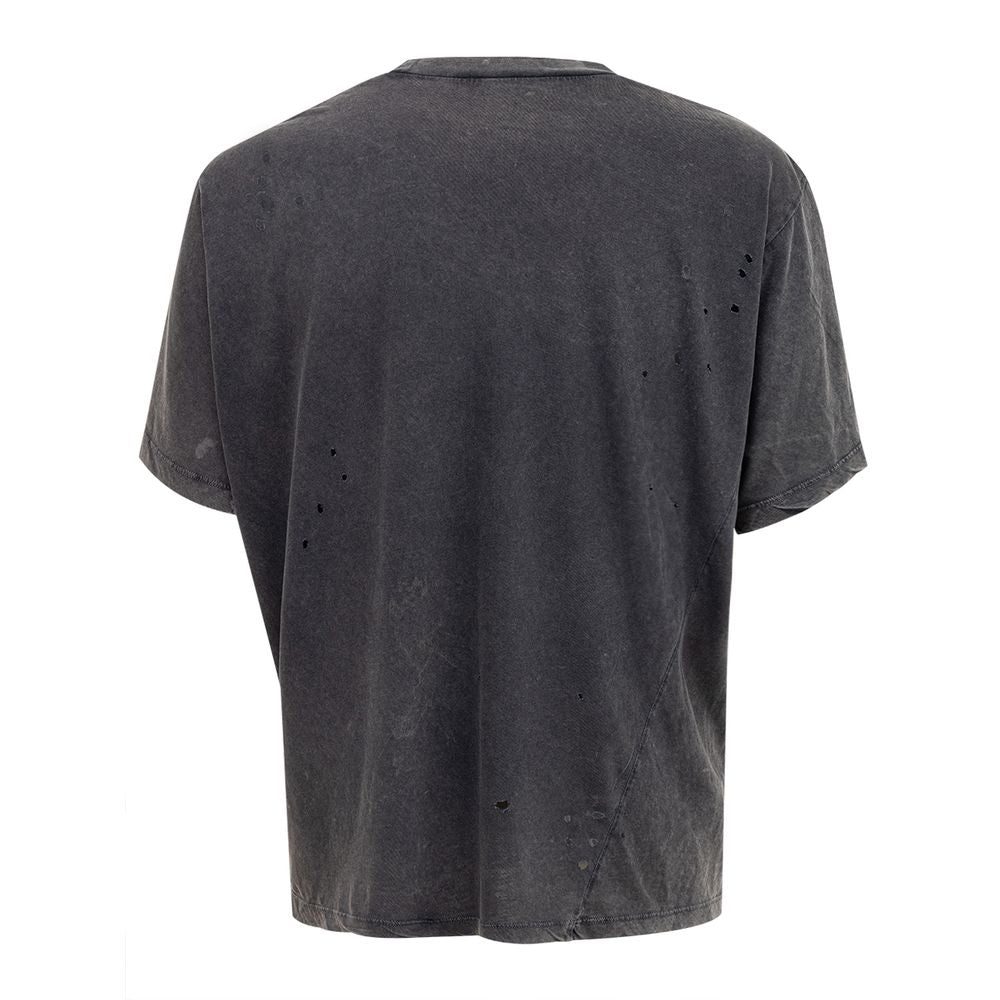 Gray Cotton T-Shirt