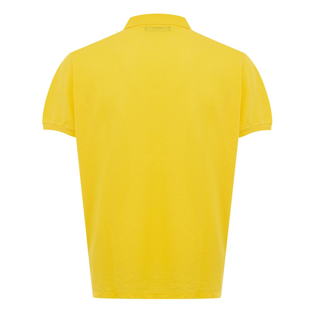 Radiant Yellow Cotton Polo For Men