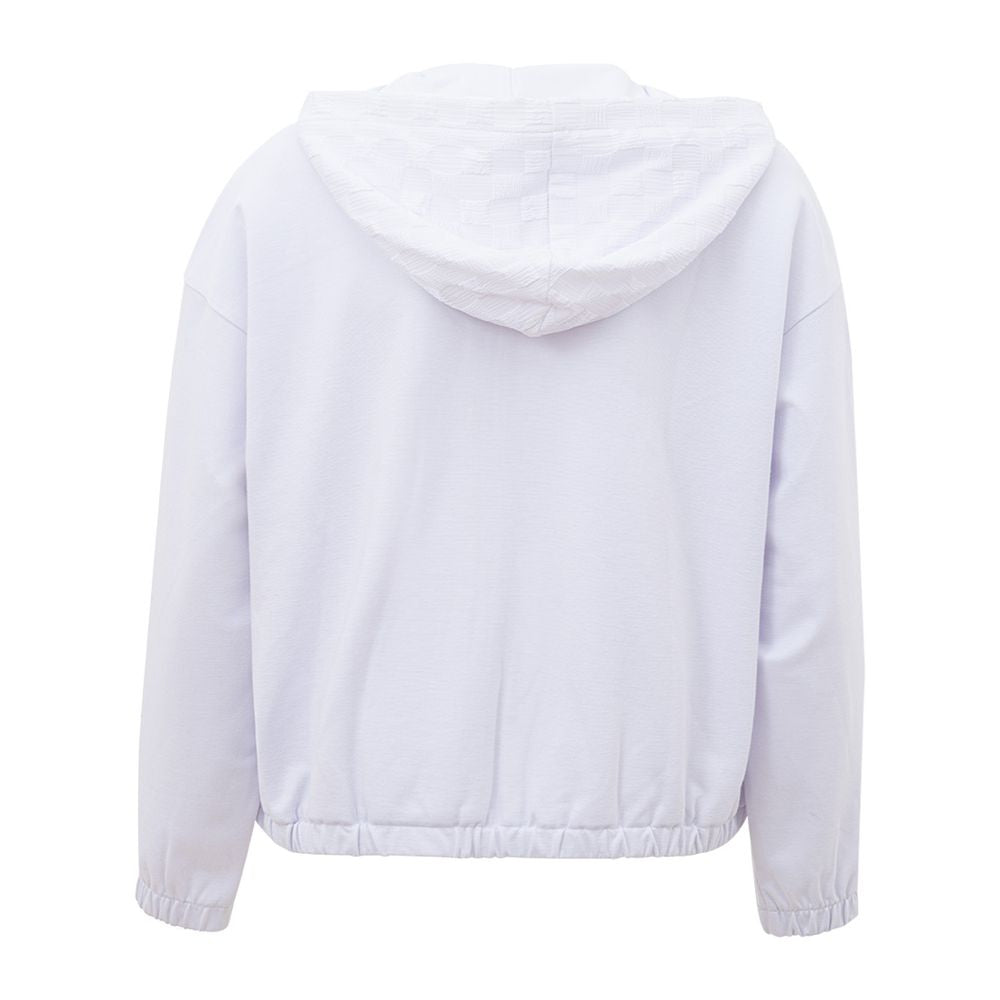 Chic White Viscose Sweater for Women