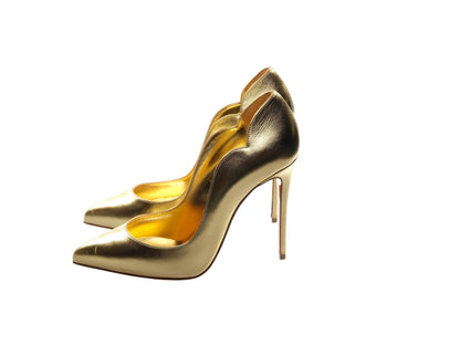 Hot Chick 100 Gold High Heel Pump