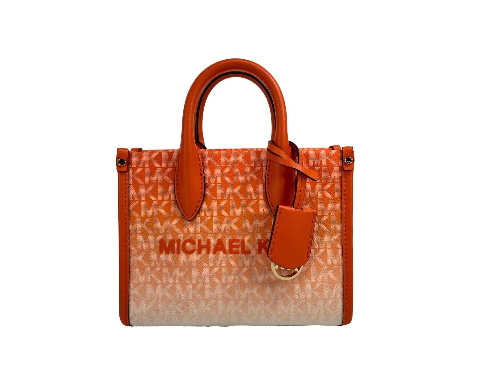 Mirella XS Leather Top Zip Shopper Tote Bag