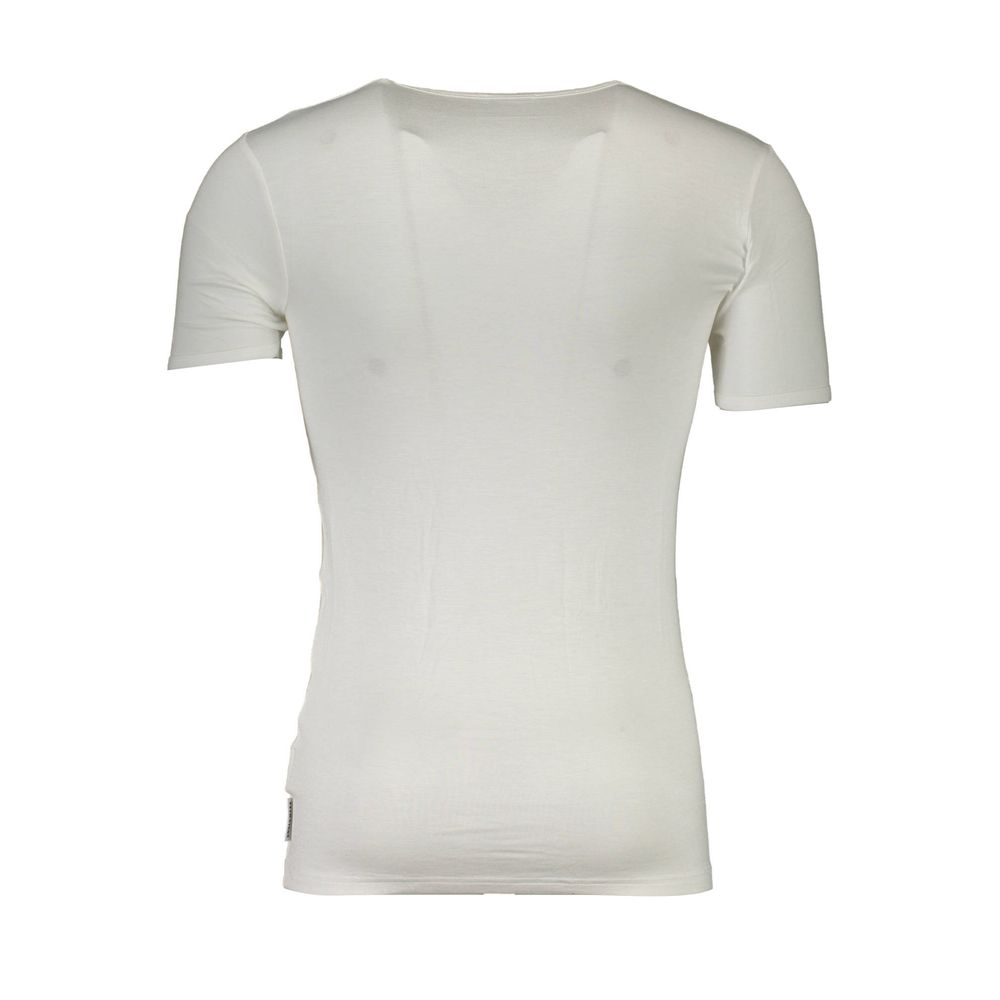 White Elastane T-Shirt