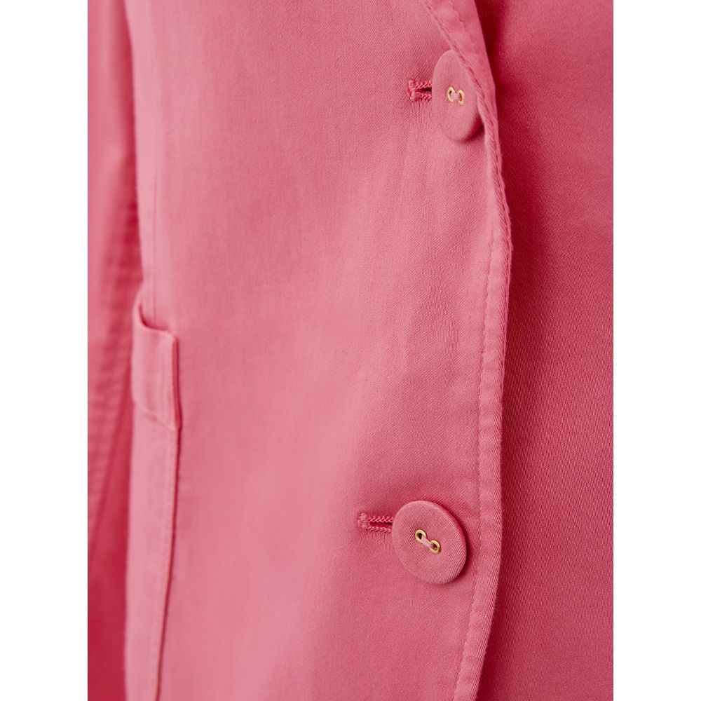 Pink Cotton Jackets & Coat