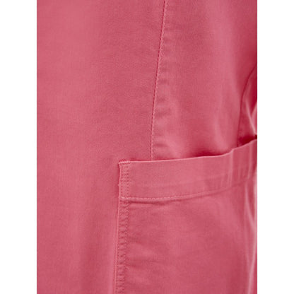 Pink Cotton Jackets & Coat