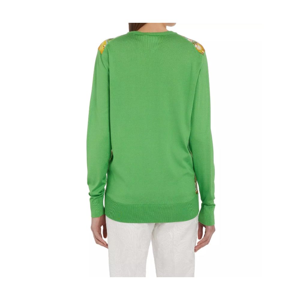 Green Silk Sweater