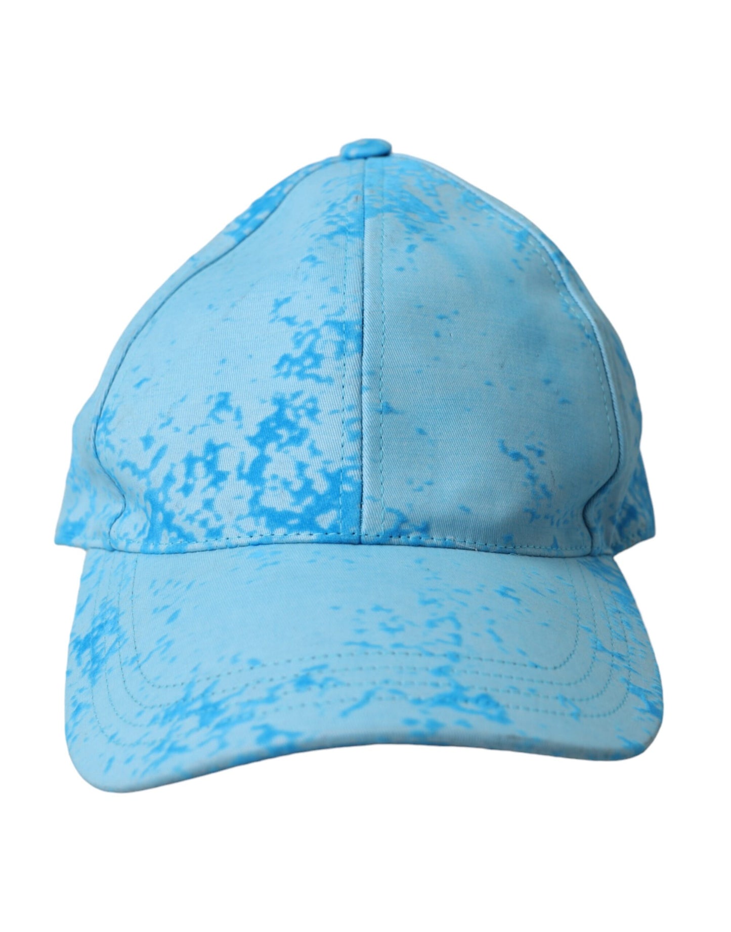 Light Blue Color Splash Baseball Hat Men