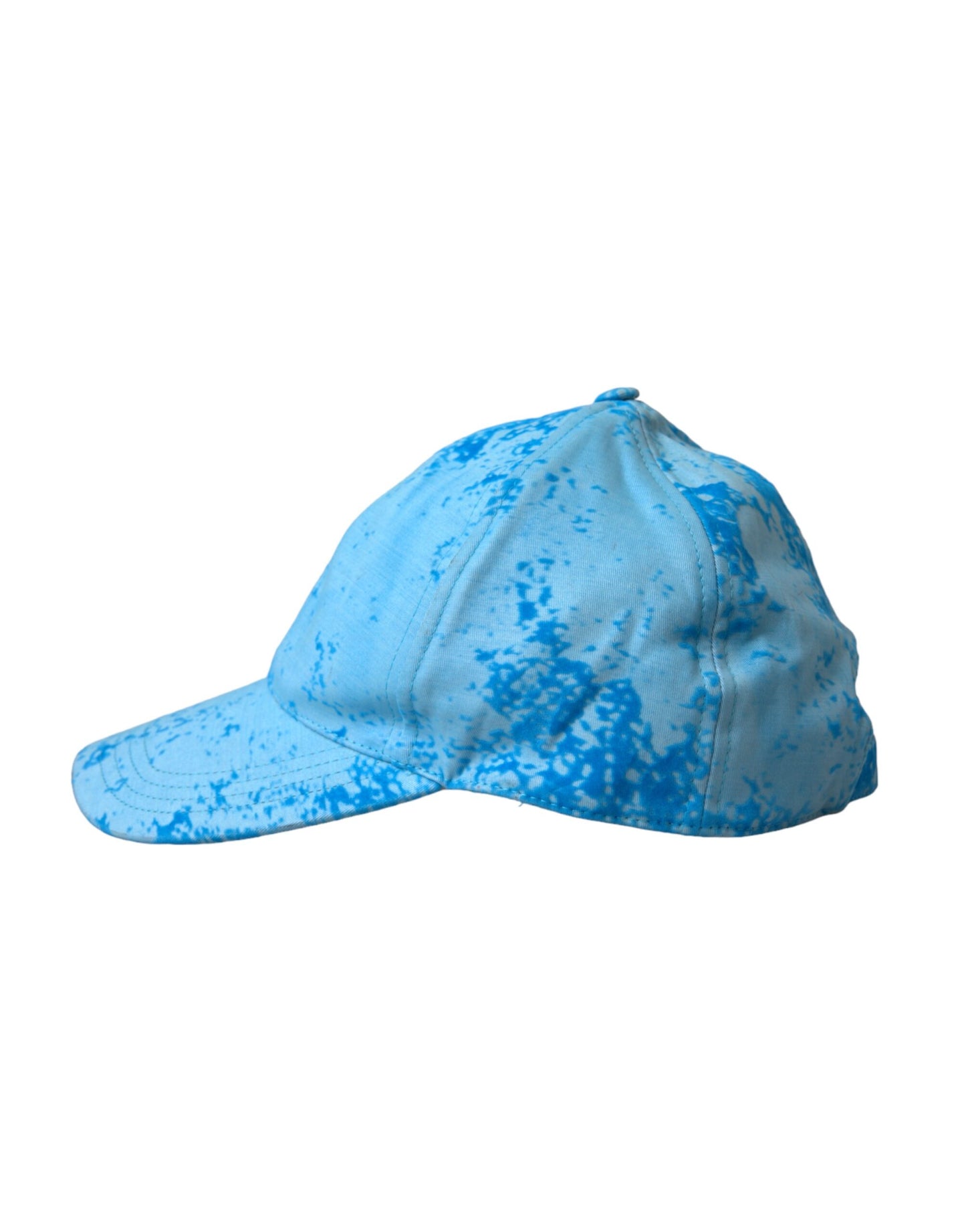 Light Blue Color Splash Baseball Hat Men