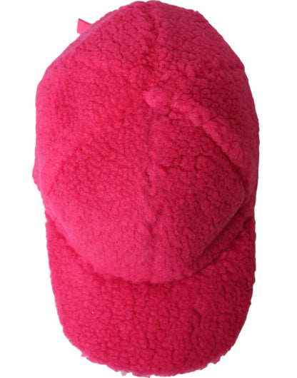 Pink Fleece Plush Baseball Hat Men