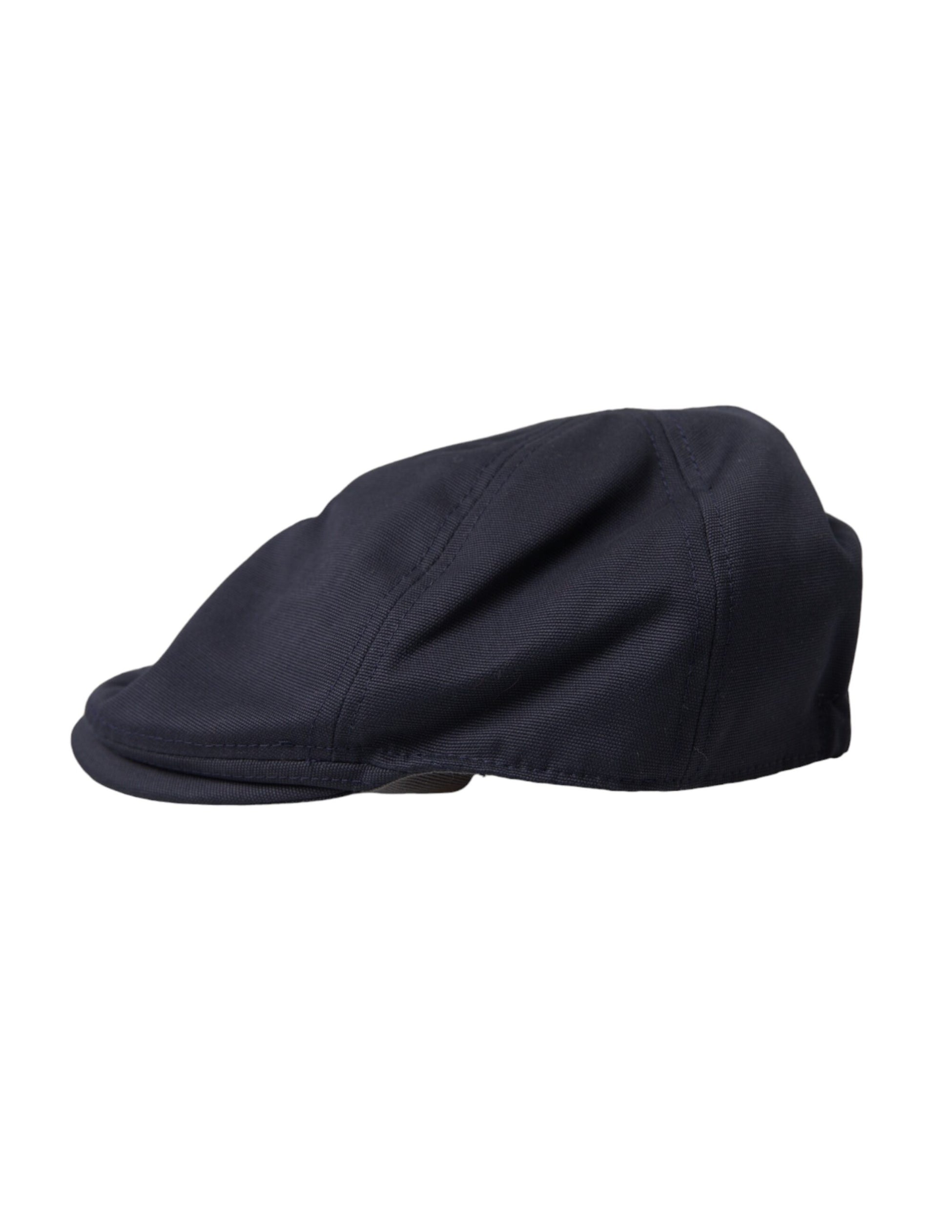 Dark Blue Cotton Cloth Newsboy Hat Men