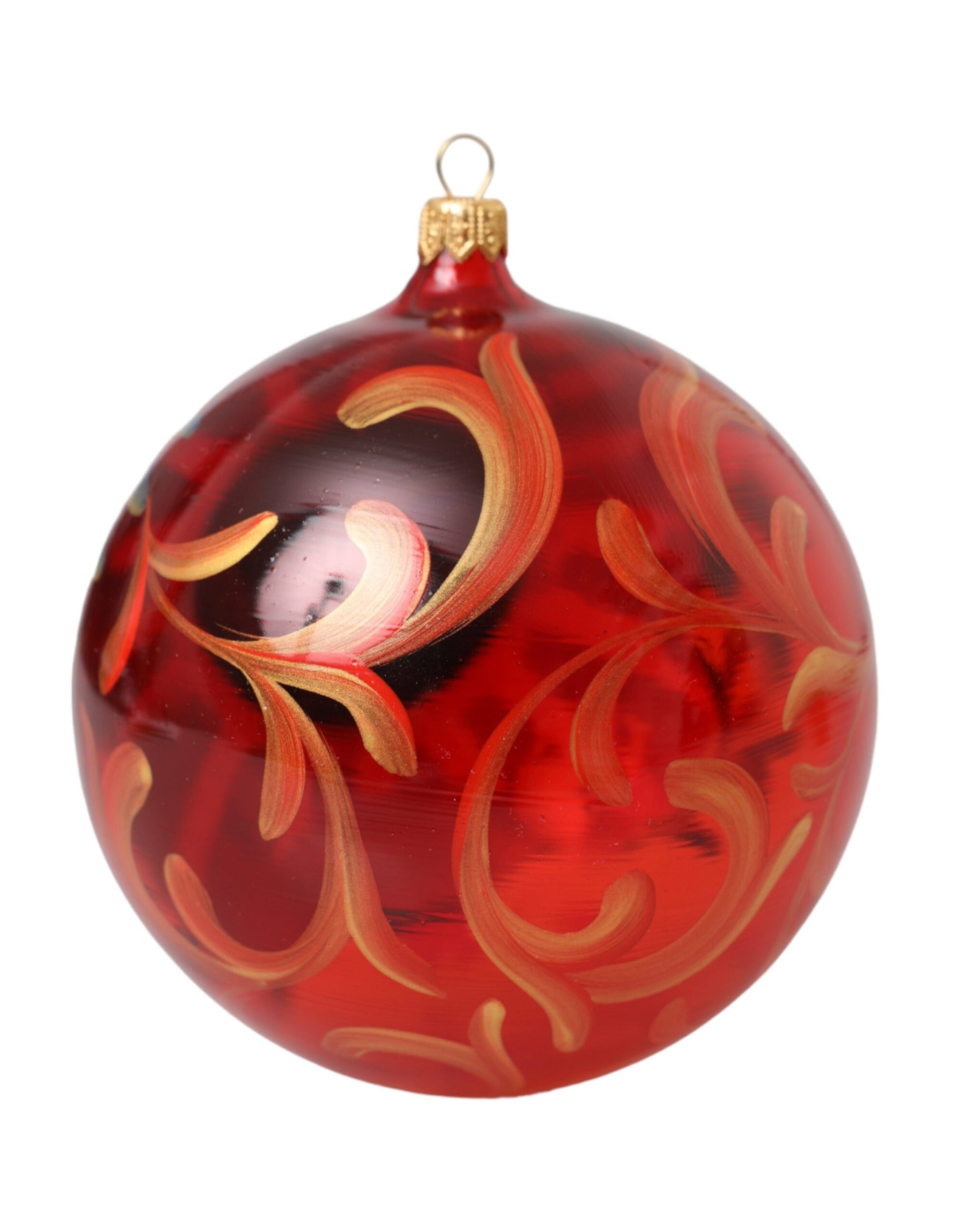 Multicolor Carretto Print Round Ornament Christmas Ball