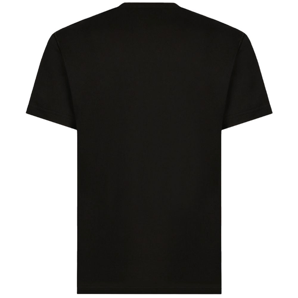 Black Cotton T-Shirt