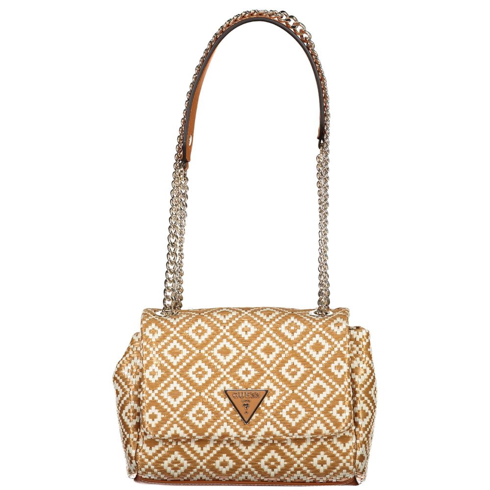 Beige Polyethylene Handbag