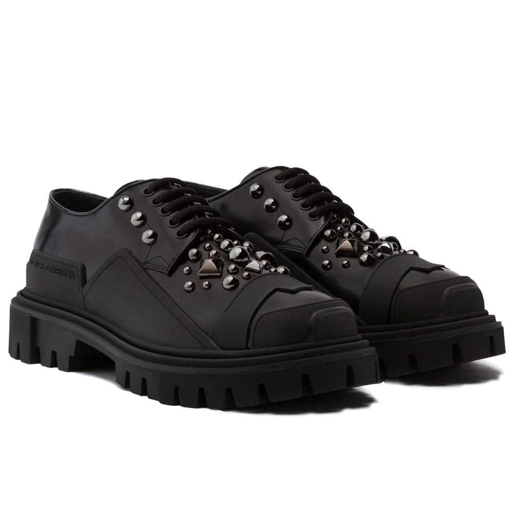 Black Leather Di Calfskin Sneaker