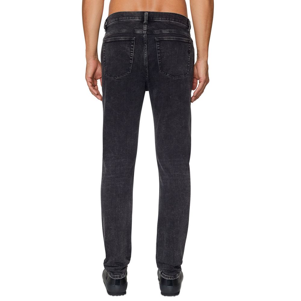 Black Cotton Jeans & Pant