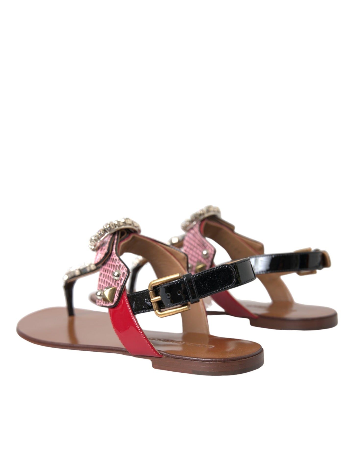 Multicolor Crystal Sandals Flip Flops Shoes