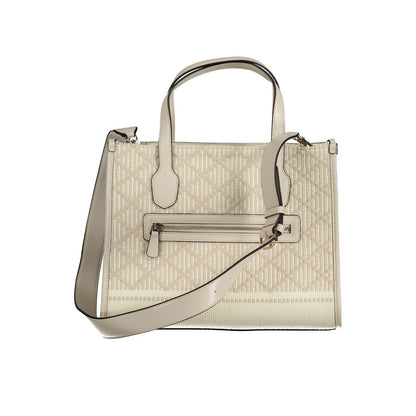 Beige Cotton Handbag