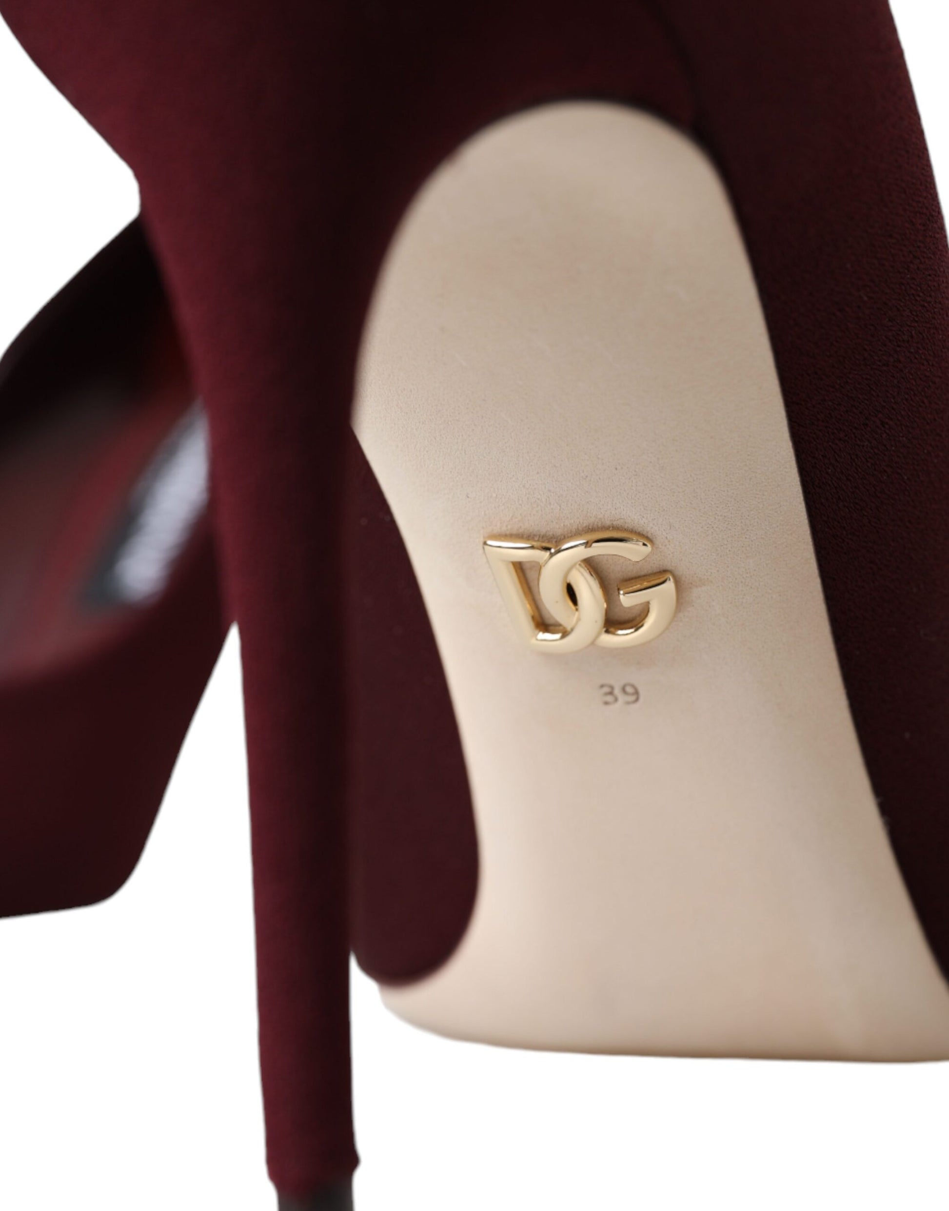 Bordeaux Stilettos Heels Pumps Shoes