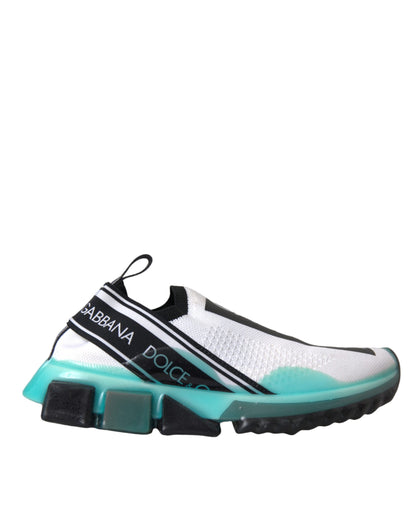 Black White Blue Slip On Sorrento Sneakers Shoes