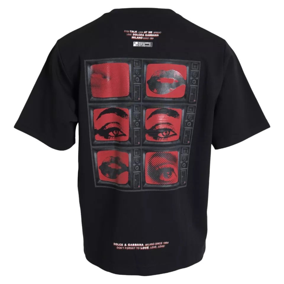 Black Eyes Short Sleeve Cotton T-shirt