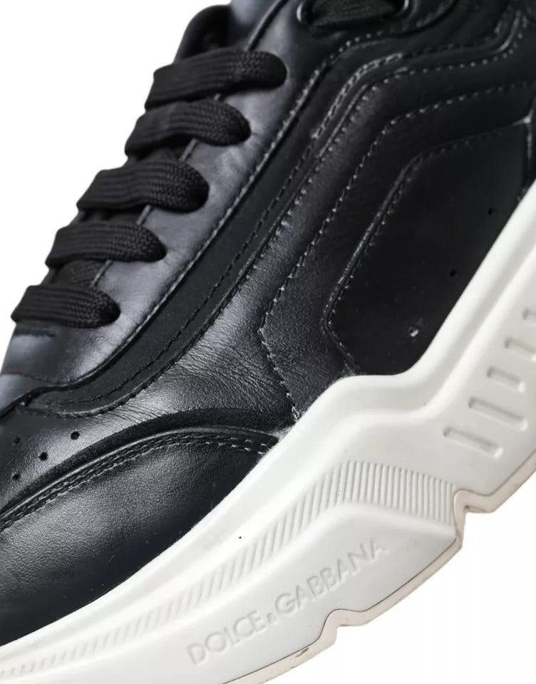 Black White DAYMASTER Leather Sneakers Women Shoes