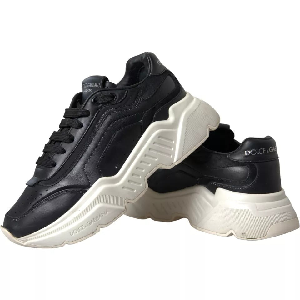 Black White DAYMASTER Leather Sneakers Women Shoes