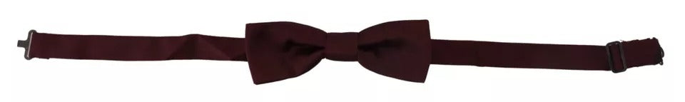 Bordeaux Silk Adjustable Neck Men Bow Tie