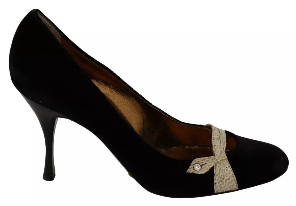 Black Velvet Ayers High Heels Pumps Shoes