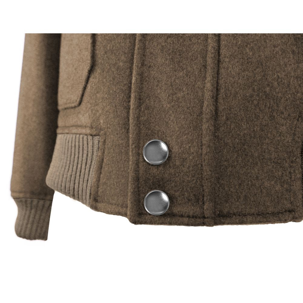 Brown Wool Vergine Jacket