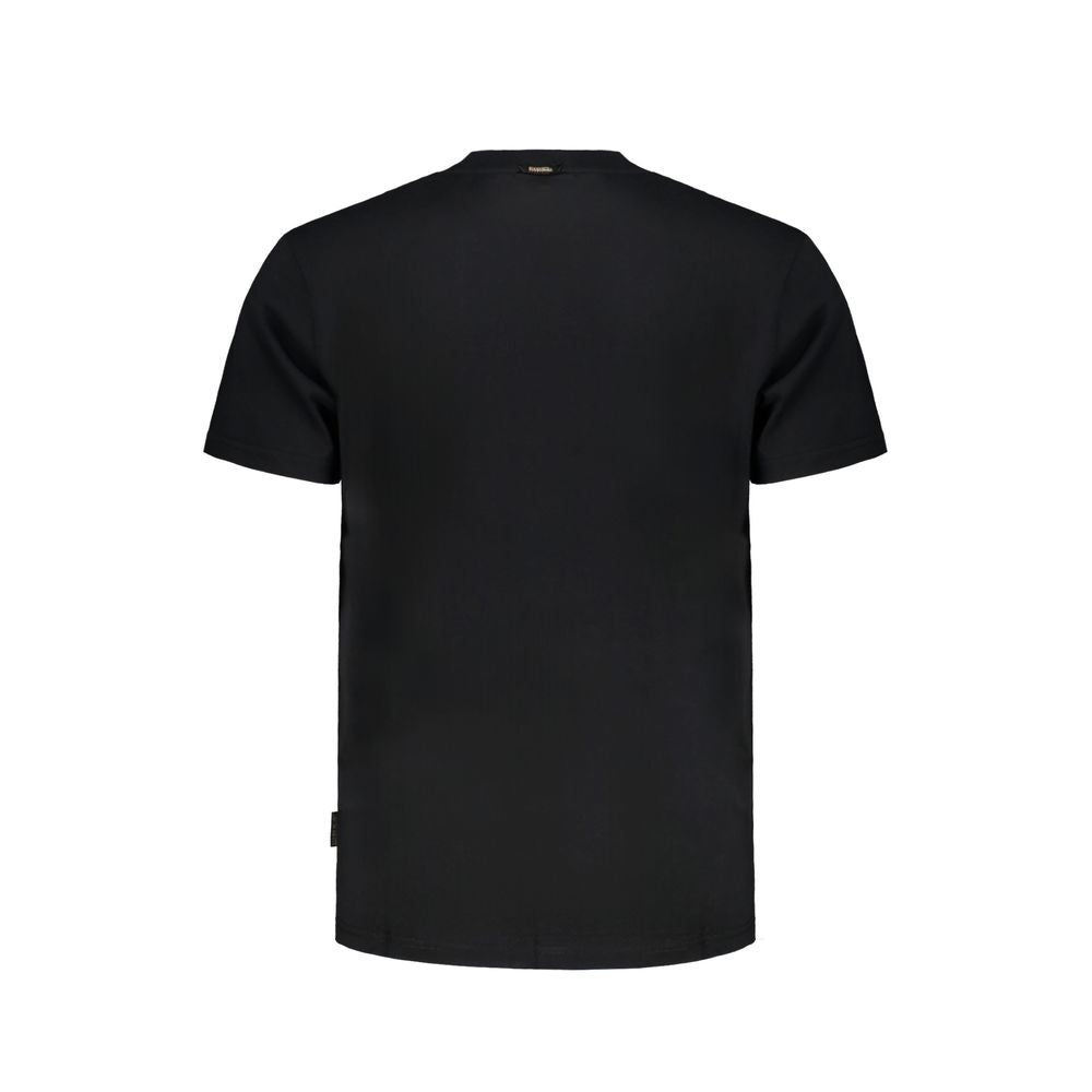 Black Cotton T-Shirt