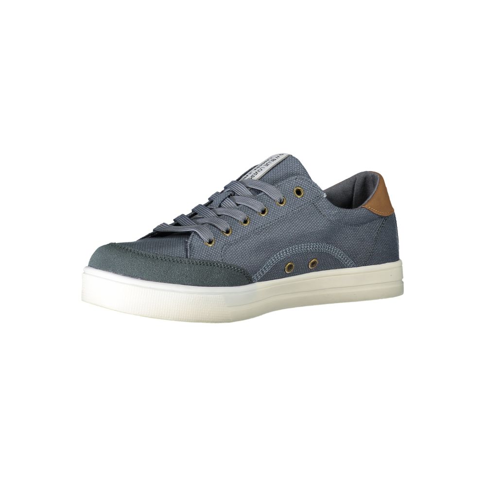 Blue Polyester Sneaker