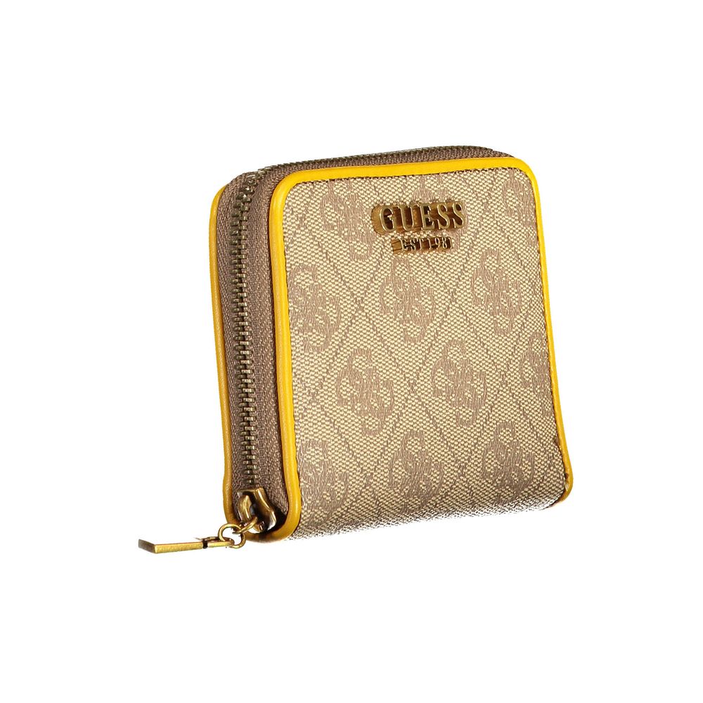 Yellow Polyethylene Women Wallet