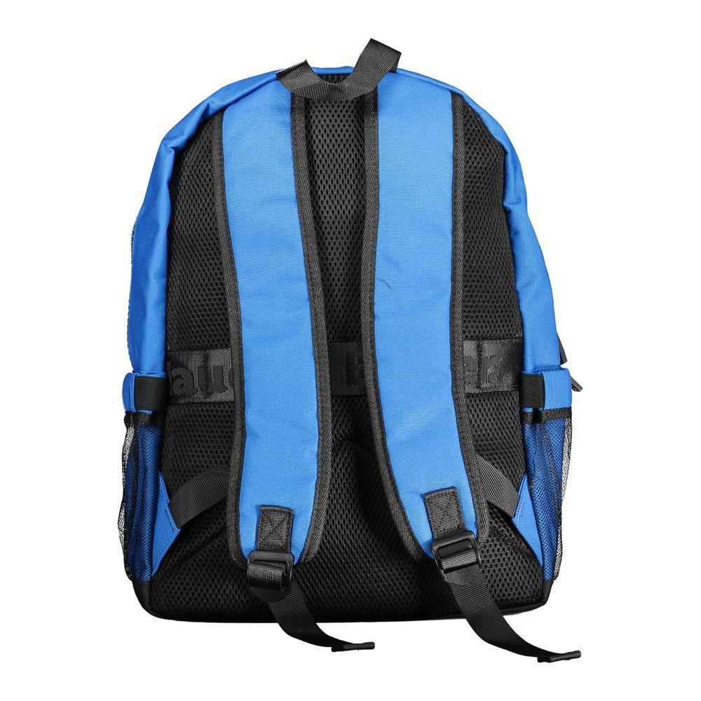 Blue Polyester Backpack