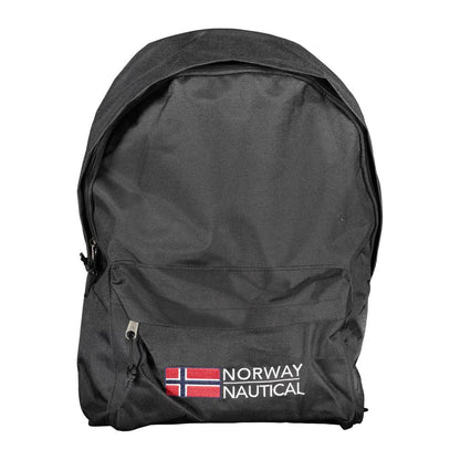 Black Polyester Backpack