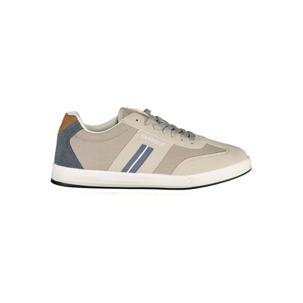 Gray Polyester Sneaker