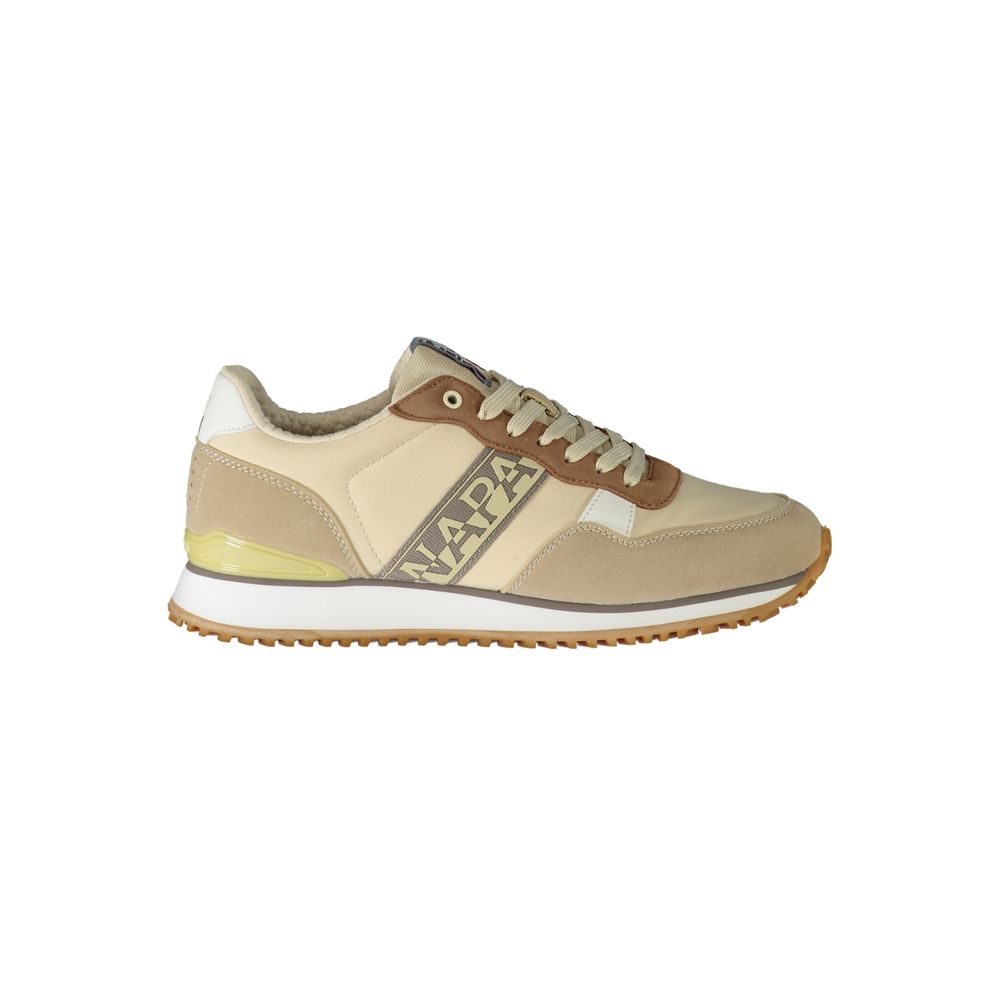 Beige Polyester Sneaker