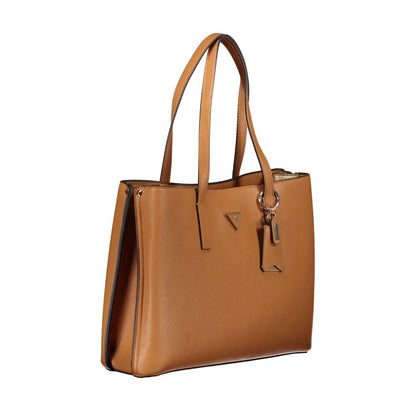 Brown Polyethylene Handbag