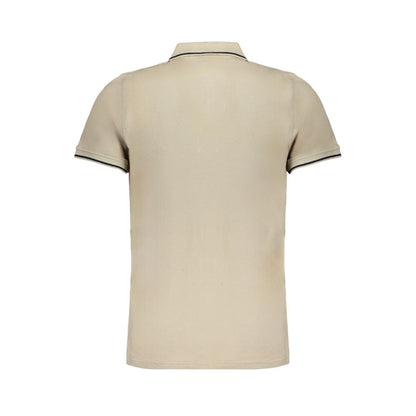 Beige Cotton Polo Shirt