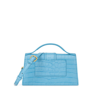 Light Blue Leather Handbag