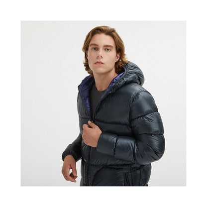 Gray Nylon Men Jacket