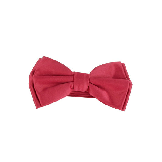 Elegant Pink Silk Bow Tie