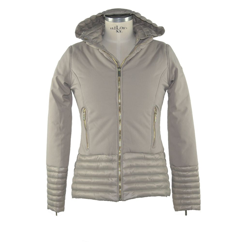 Champagne Polyester Women Jacket