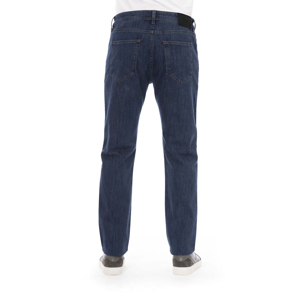 Blue Cotton Men's Jeans