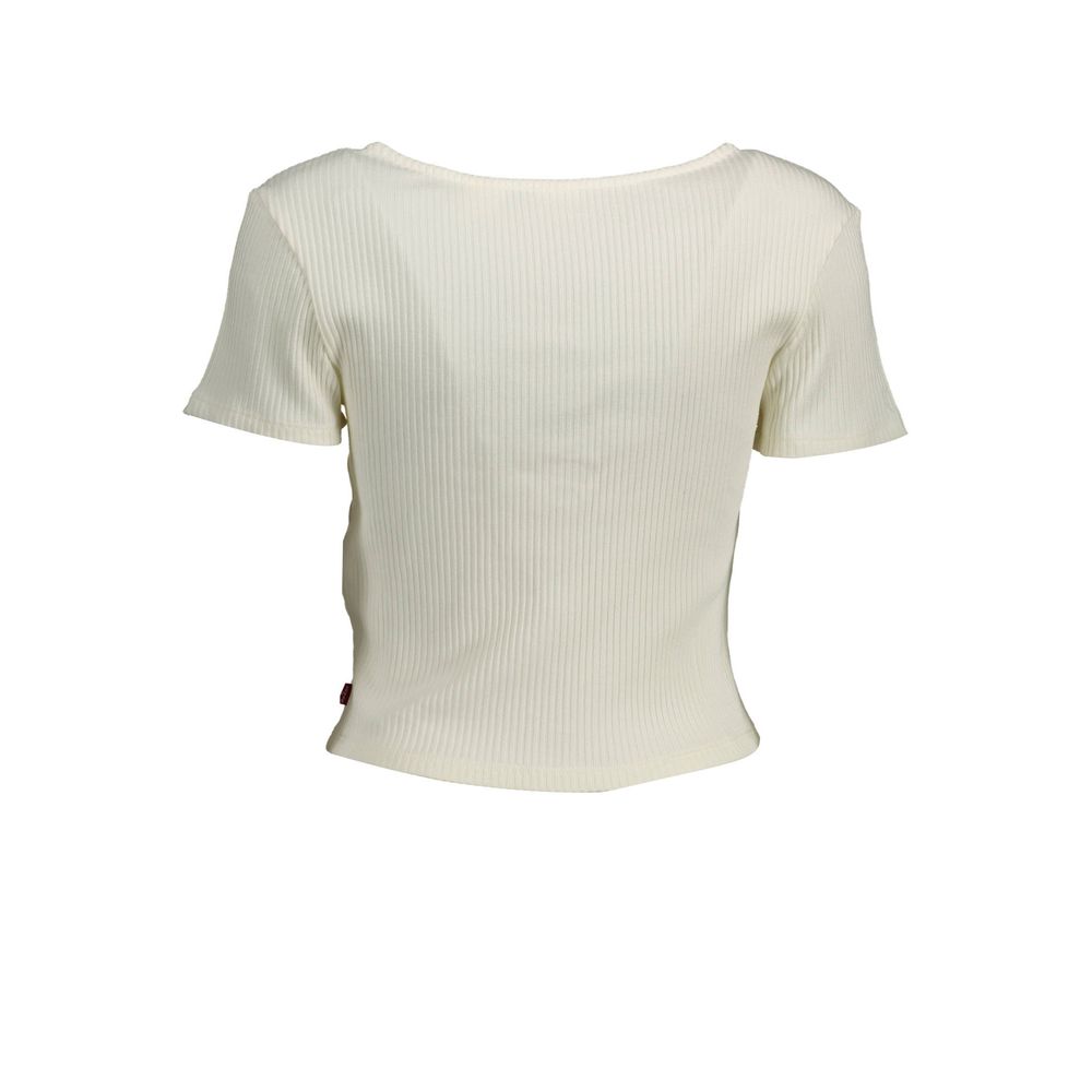 White Cotton Women Top