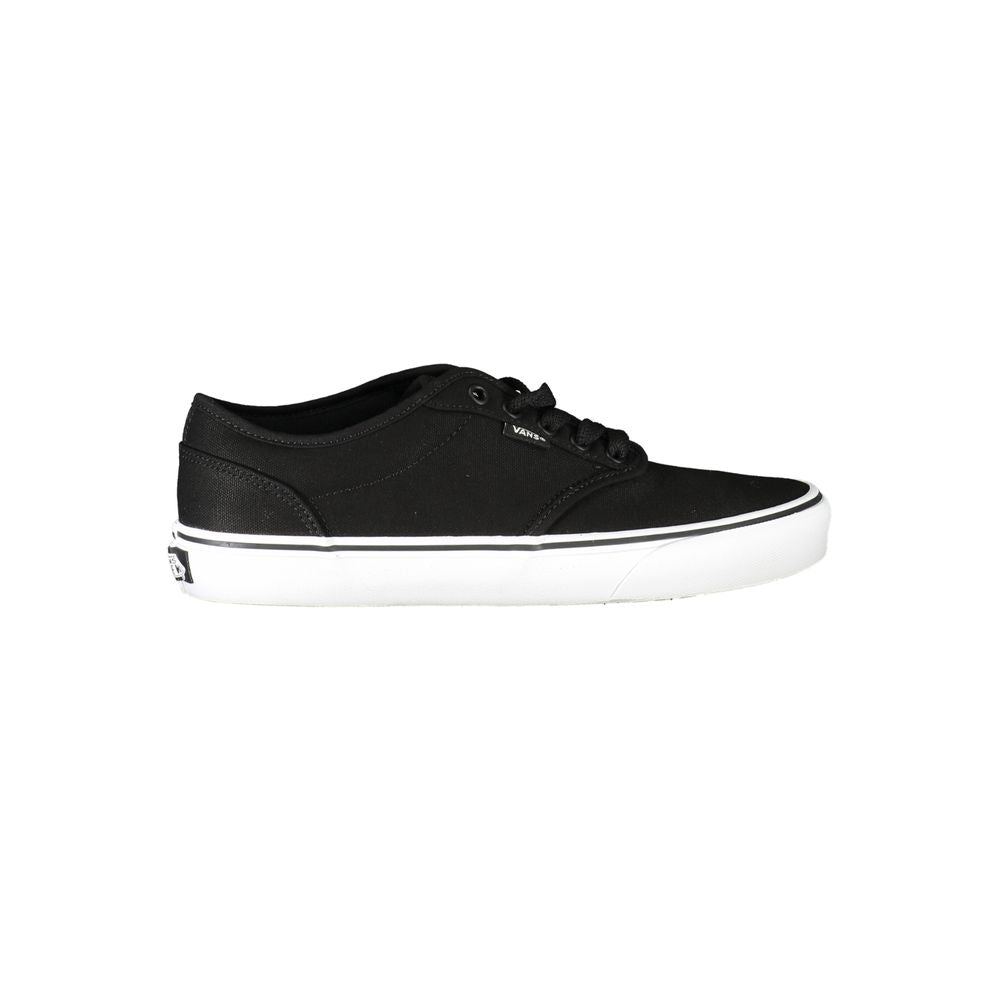 Black Polyester Sneaker