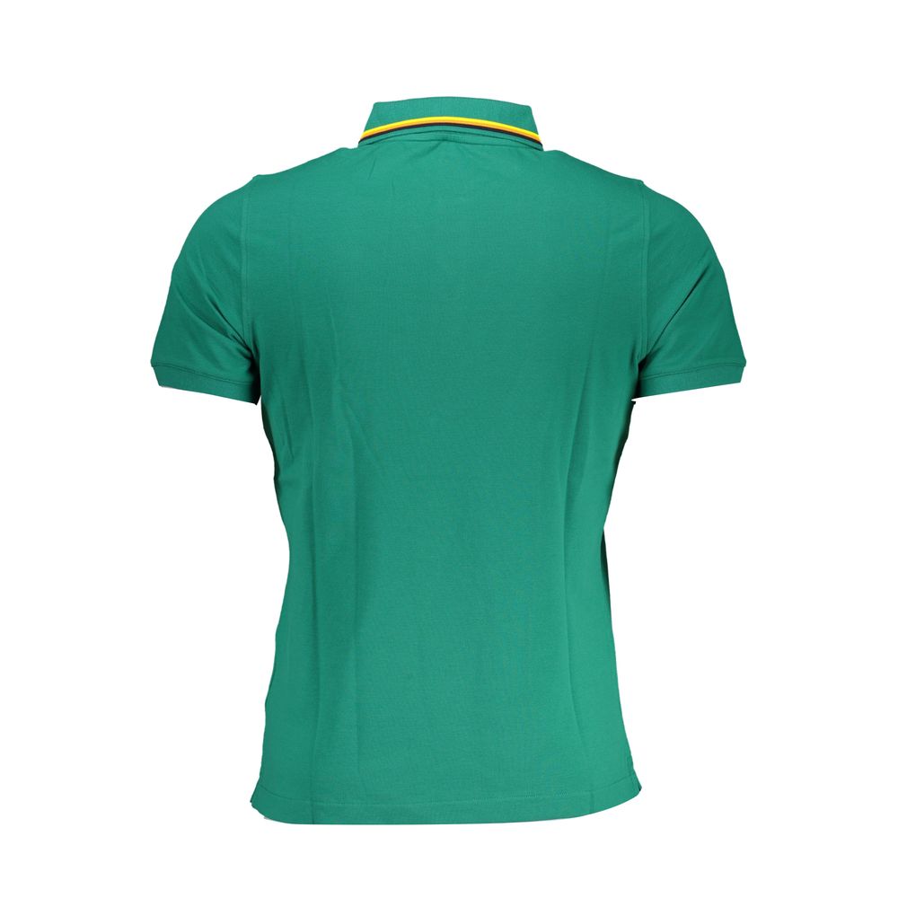 Green Cotton Polo Shirt